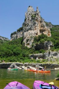 Canoë dans les Gorges de l'Ardèche